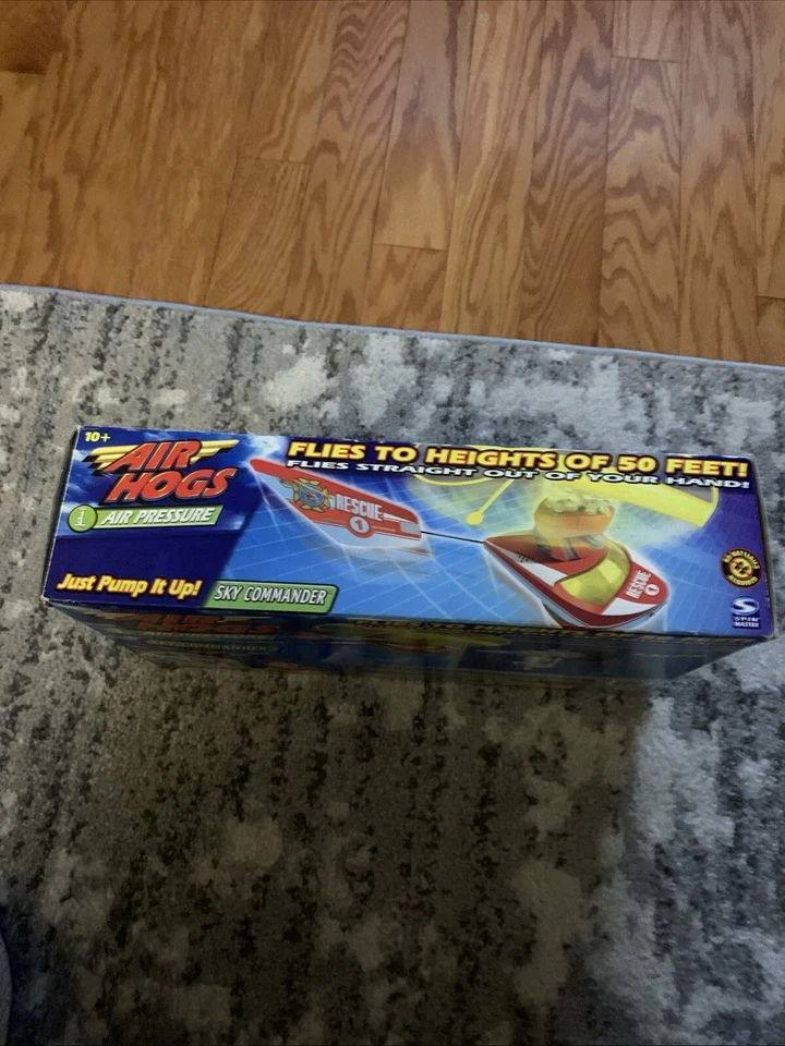 Very Cool! Vintage Air Hogs Sky Commander Rescue Helicopter, Open Box - Image 2 of 4