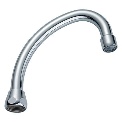 Neoperl Cascade SLC Rohrauslauf, Länge: 130 mm, J-Form, ¾'', Messing