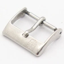 FREDERIQUE CONSTANT Genuine Buckle Men's Watch Strap Band Parts Silver 16mm #2