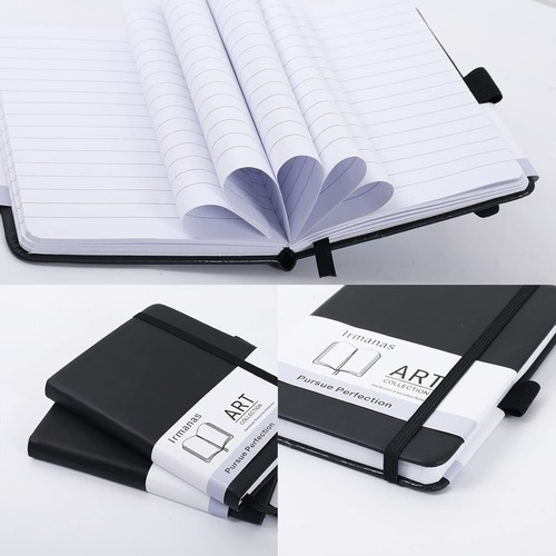 IRMANAS Lined Journal Notebook, 2 Pack A5 100gsm 320pages Thick Paper College Ru - Picture 3 of 7