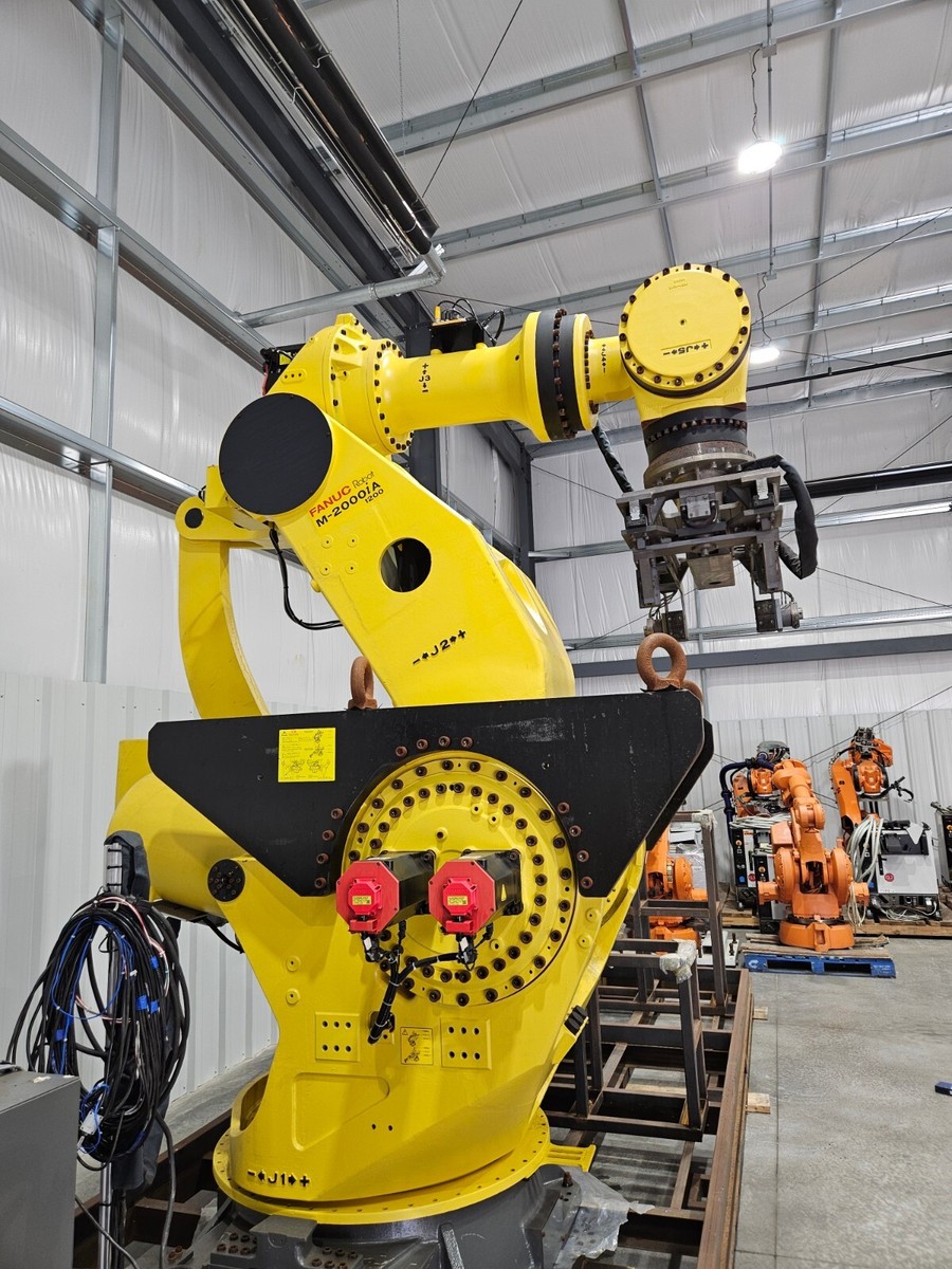 Fanuc M-2000ia/1200 Industrial Robot With R-30ia Controller Very Low Hours