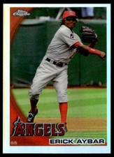 2010 Topps Chrome #34 Erick Aybar Refractors