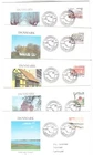 Denmark 1974 Provincial States (5) First Day Covers  - addressed