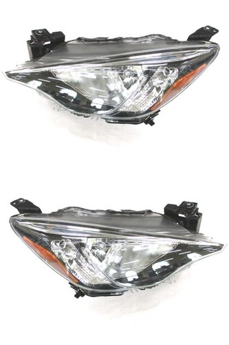 For 2016-2019 Toyota Yaris Yaris iA Sedan Headlight Halogen Set Pair | eBay