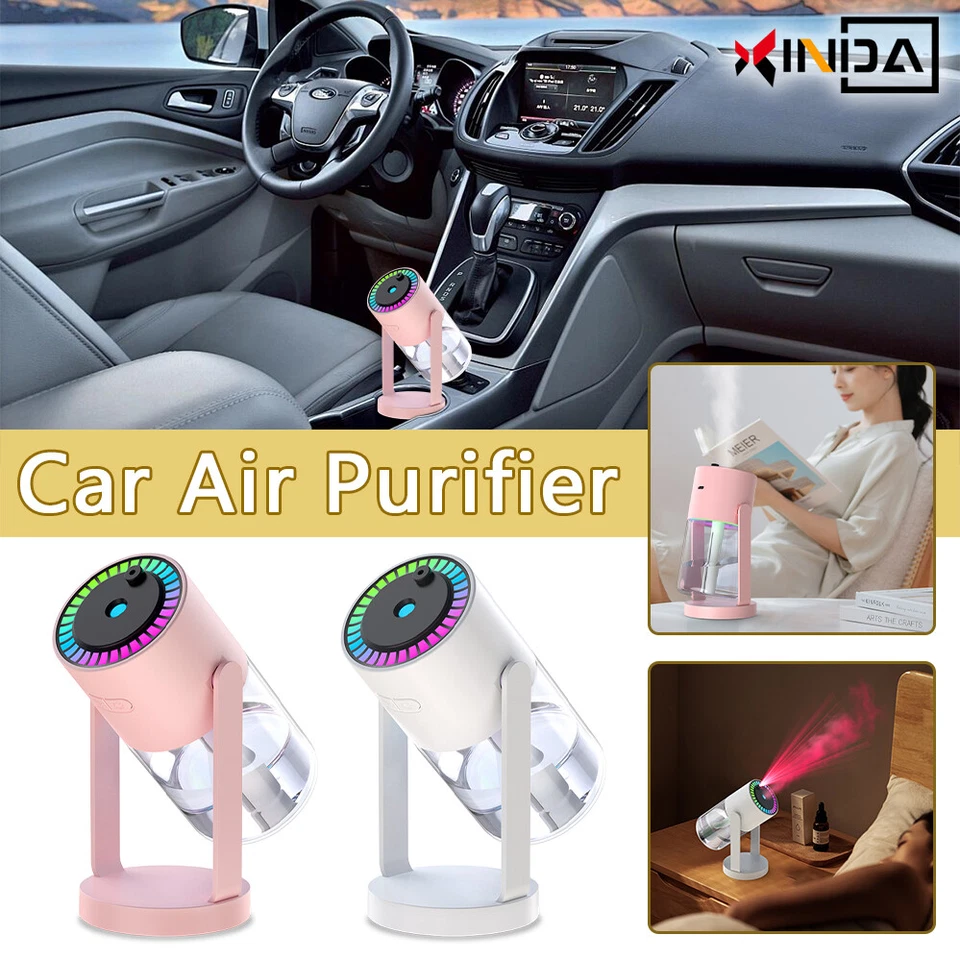 Diffuser Starry Sky Humidifier Night Light Car Air Purifier Mist Projection USB - Image 3 of 4