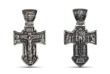 Kreuz  Kreuzfix  Orthodox 925-er Sterlingsilber für Damen/Herren Top