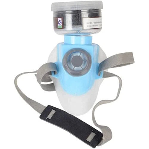 Sistema de respirador eléctrico de flujo constante suministrado por aire media máscara antigás facial Reino Unido - Imagen 3 de 5
