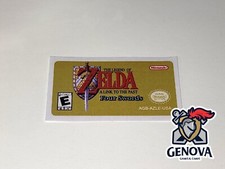 Legend Of Zelda A Link to the Past 4 Swords Boy Advance Replacement Game Label