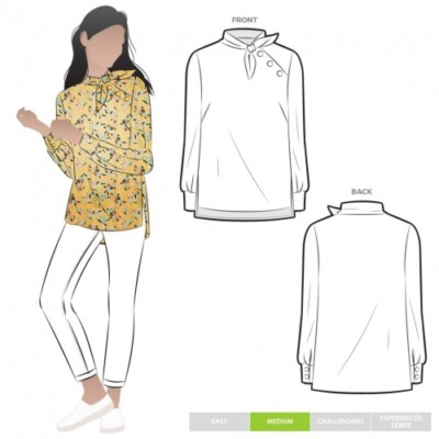 Style Arc Schnittmuster Macey Bluse Damen Größen 18-30