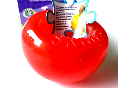 NEU ORANGE Orbee Tuff Snoop Planetdog Futterspielzeug Hundespielzeug flexi 10cm