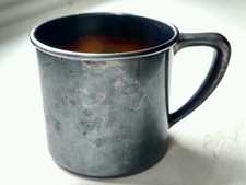 Vintage Baby Cup, Oneida Community Silverplate, Gold Wash Interior, Unengraved