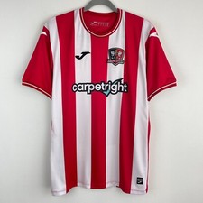 Exeter City 2022/2023 Joma Home Football Shirt Soccer Jersey Men's Size L