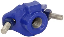 Smith-Blair Ductile Iron Saddle Clamp, Stainless Steel Single Strap, 1" Pipe