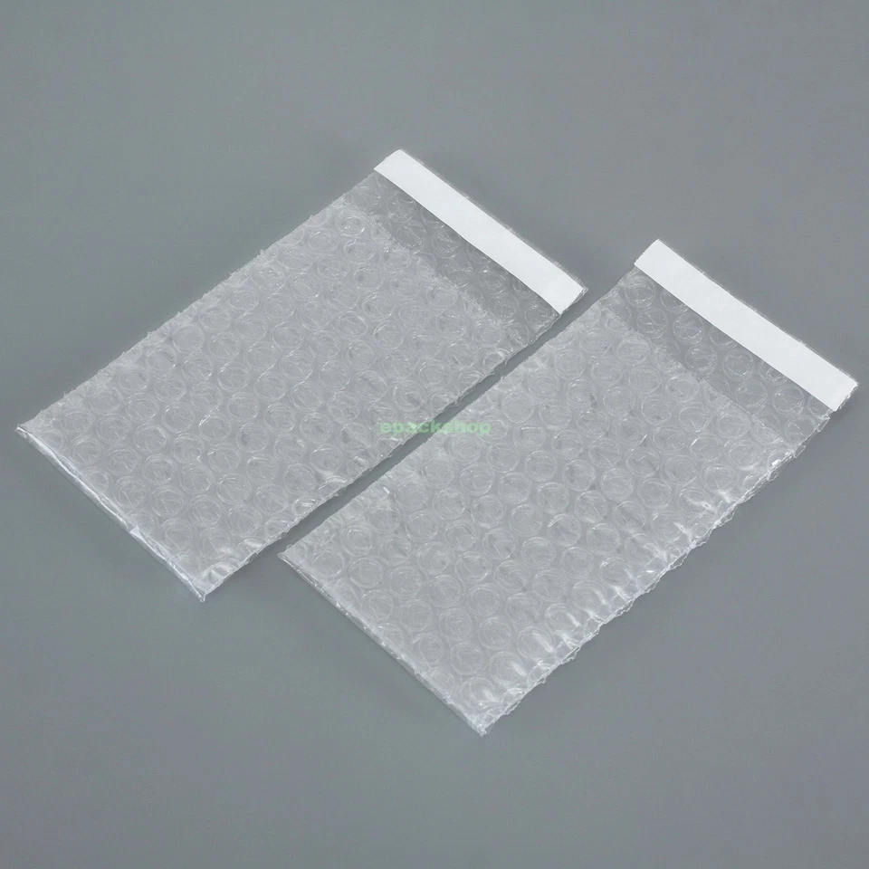 20 Clear Self Seal Bubble Cushioning Pack Pouch Bag 6.7" x 8.7"_170 x 220+25mm - Image 2 of 4
