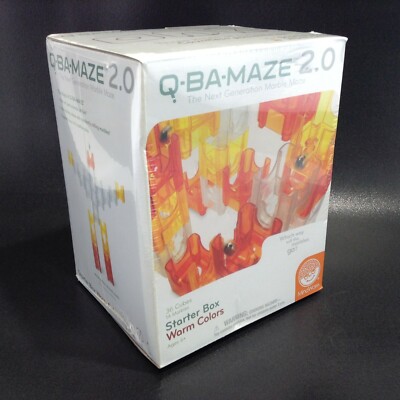 LOT of 2 - SEALED Mindware Q-BA-MAZE 2.0: Marble Maze - Starter Box Warm Colors