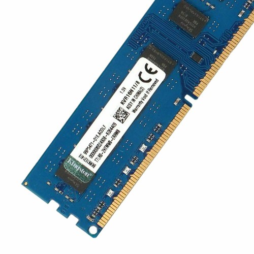 Kingston 32GB 16GB 8GB DDR3 1600MHz PC3-12800 KVR16N11/8 Desktop Memory Lot Blue - Picture 9 of 15