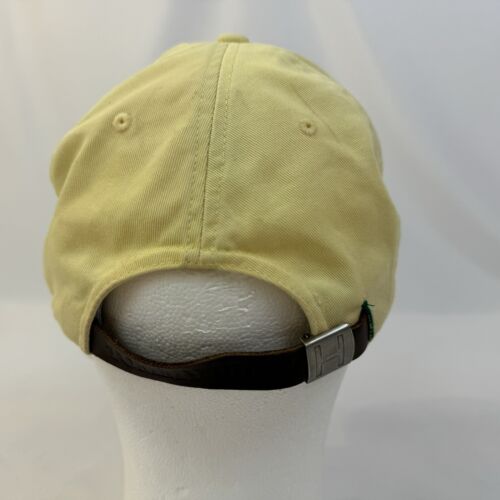 Tommy Hilfiger TH Initials Hat Yellow Adjustable Baseball Cap RN 77806 Fast Ship - Picture 4 of 9