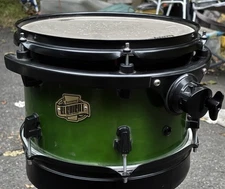 Ludwig Element Evolution 100th 12 x 9" Rack Tom Drum Green Fade