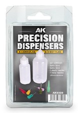 Precision Dispensers 50ml 30ml Empty Bottles, 2 Plastic 4 Metal Needles