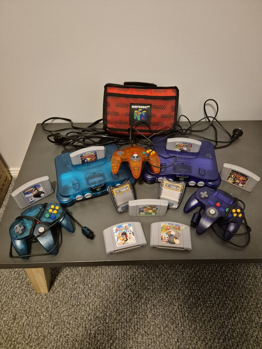 Nintendo64＋ソフト多数 Rare Nintendo 64 Funtastic Bundle - Ice Blue & Grape Purple