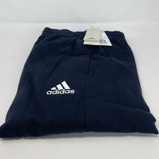 Adidas Essentials Feelcozy Fleece Pants Black/White Men's XL HL2236