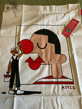 Comic Relief Red Nose Day Cotton Tea Towels Brand new Aston Attzs merchandise