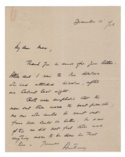16 December 1943 autograph letter signed from Anthony Eden to Lord Beaverbrook