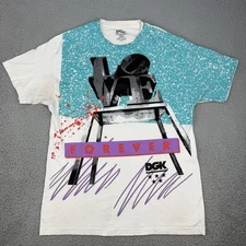 DGK Love Forever Shirt Mens Large Graphic Skateboarding Tee Streetwear
