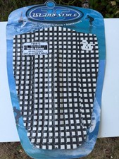 Island Style 148-C Noel Rahme arch bar + tail kick surf board grip pad New