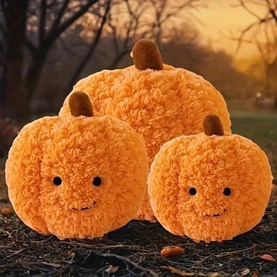 Pumpkin Plush Pillow Pumpkin Toy Decorative Pillow Cushion Home Deco 1pc 20cm