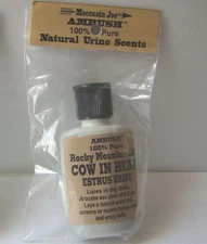 Moccasin Joe Ambush 100% Pure Natural Rocky Mountain Elk cow In Heat Urine Scent