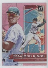 2022 Panini Donruss Diamond Kings Holo Pink Matt Olson #13 0y59