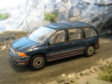 Realtoy 1:64 scale Ford Windstar in blue diecast model car