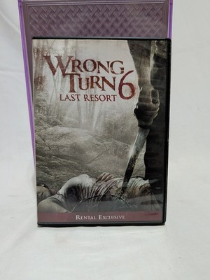 Wrong Turn 6 Last Resort DVD Used Unrated Horror Slasher Survival