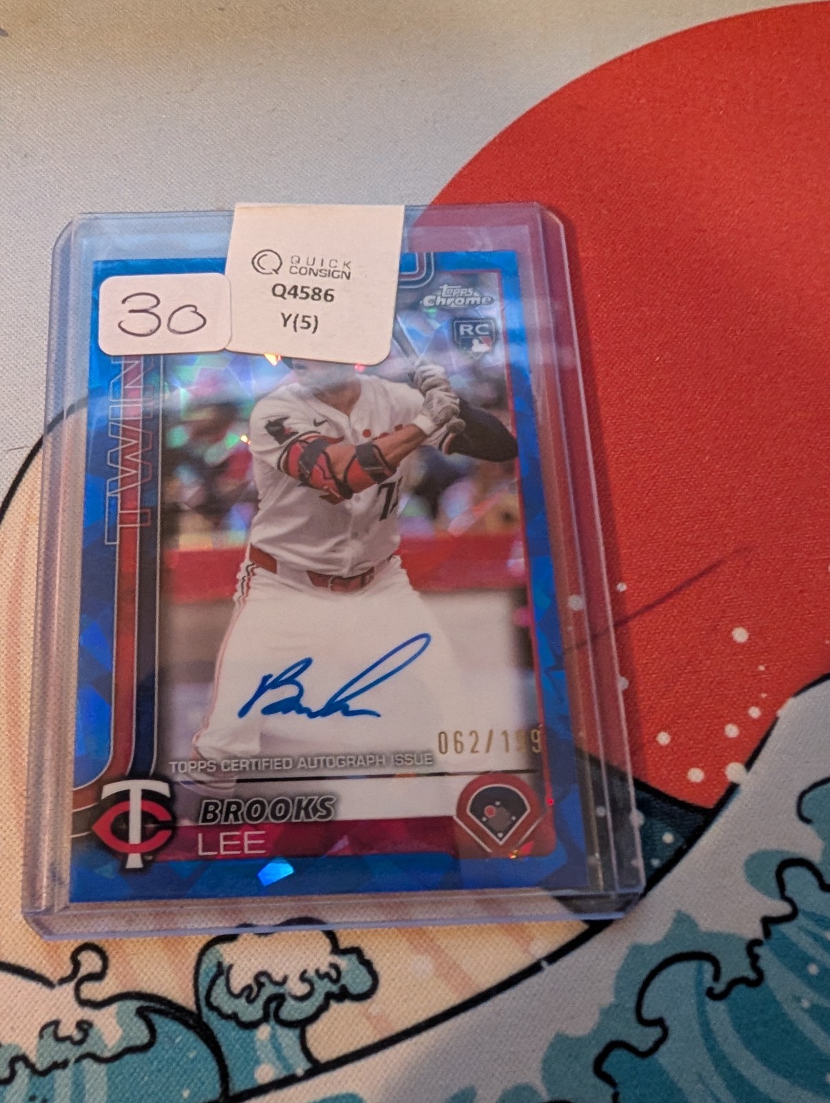 Brooks Lee Sapphire Auto /199 2025 Topps Chrome Sapphire