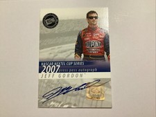 2006 Press Pass Jeff Gordon Nextel Cup Series Autograph Card .