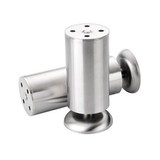 4x Adjustable Cabinet Feet Stainless Steel 16mm Height Range 50mm for TV Stand