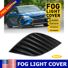 For 2019-2021 Toyota Camry TRD?Front Bumper Fog Light Bezel Cover Cap EXB