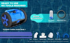 Generic Automatic Turbine Pool Cleaner for Large Inground Pool FULL SET W HOSES