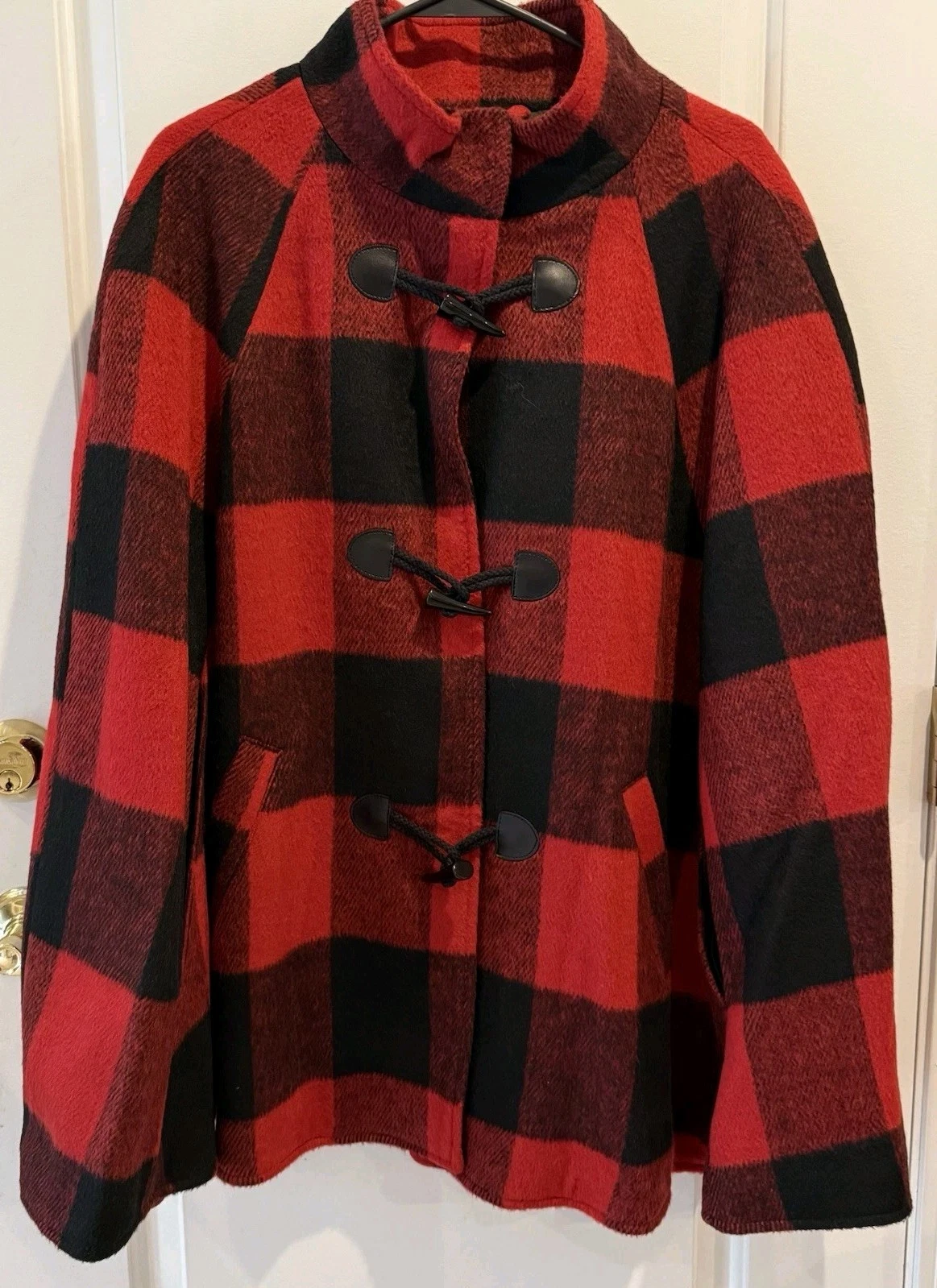 Women's S/M Sweater Poncho Oversize Cape Open Front Blanket Shawls Wraps