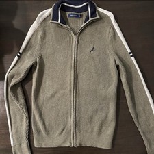 Nautica Men's Classic-Fit Mock-Neck Full-Zip Sweater