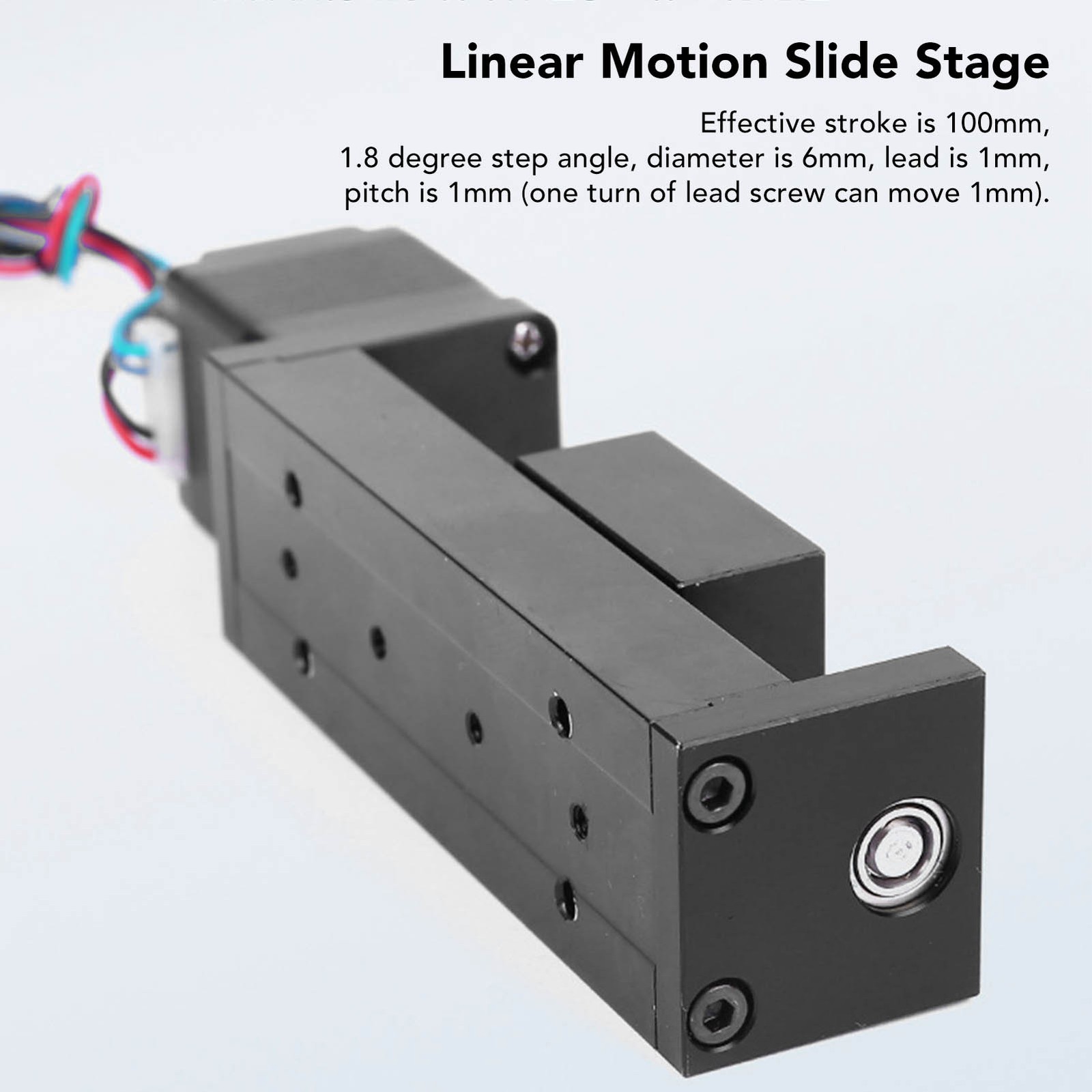 Linear Stage Actuator 100mm Effective Stroke T6x4 Screw 28 Stepper Motor Linear