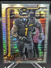 Deebo Samuel 2025 Topps Chrome #294 Pulsar Refractor