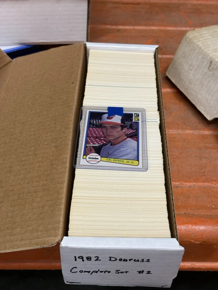 Juegos completos de béisbol Donruss 1981 y 1982 NrMt/Mt Cal Ripken Jr novato Foto 3 de 3