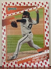 Johnny Cueto 2021 Panini Donruss PRESIDENTIAL EMOJI /50  M28