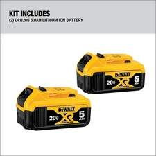 Genuine 20V DCB205-2X Replacement Battery for DeWalt Max XR DCB200 DCB206 Tools