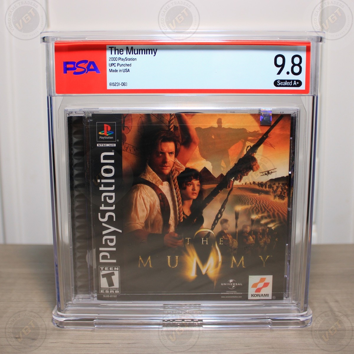PSA 9.8 A+ / The Mummy [UPC Punch] / PlayStation 1, PS1 2000 NEW