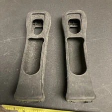 2 Official Nintendo Wii Black Remote Motion Plus Cover Grip Sleeve RVL-027