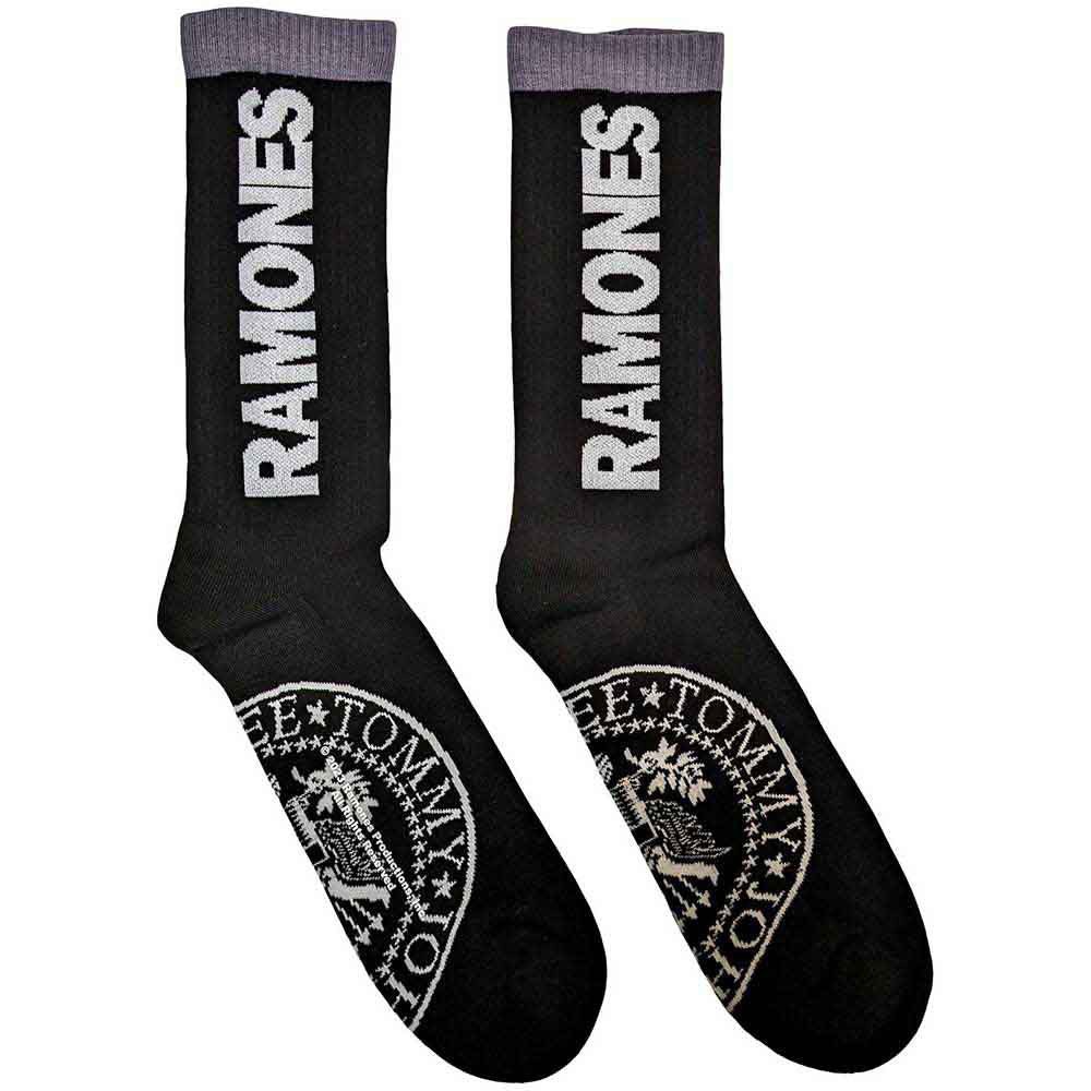 Ramones Terry Socks: Presidential Seal (Black) OFFICIAL NEW