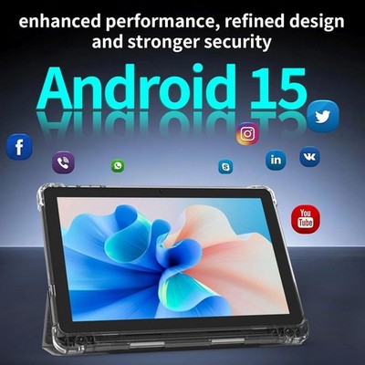 Android 15 Tablet 10 inch Tablets, 20GB RAM 128GB ROM 2TB 20GB+